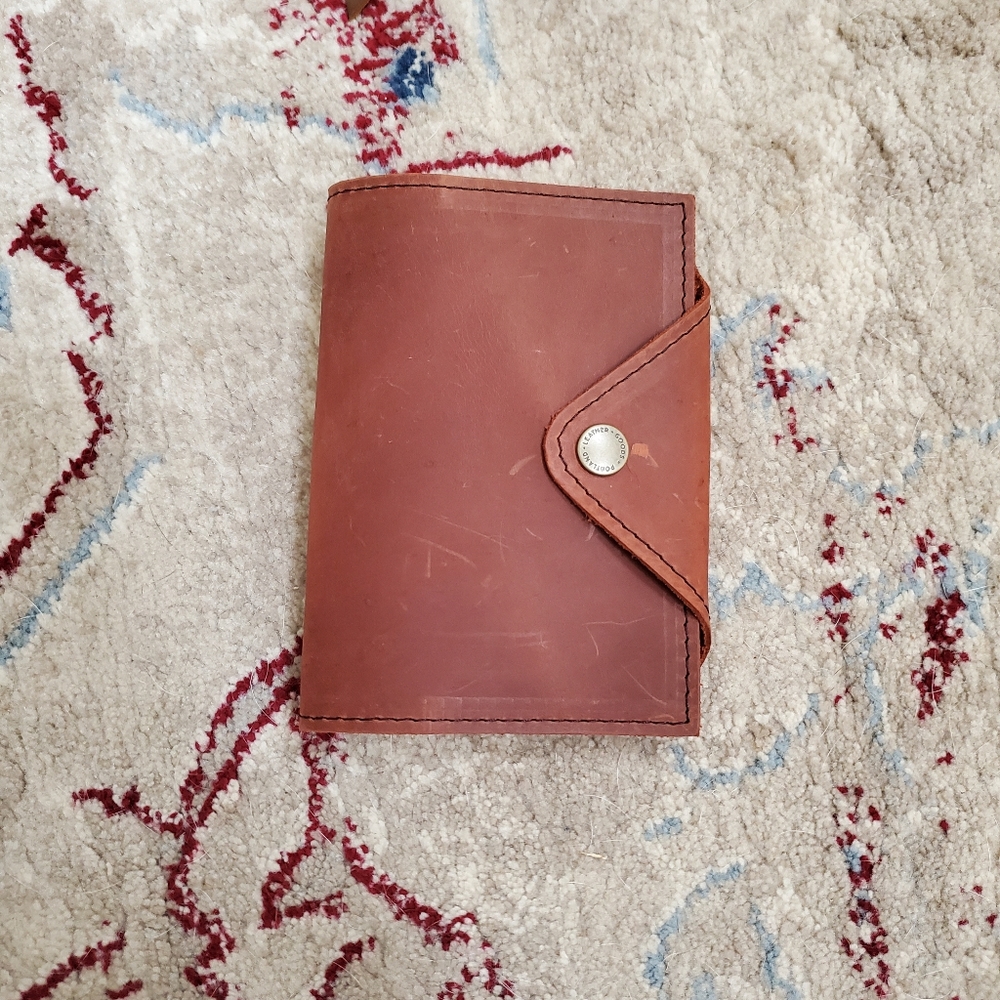 SOLDPortland leather snap journal